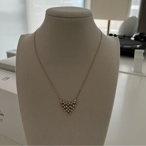 Henri Bendel Crystal Cluster Pendant Necklace